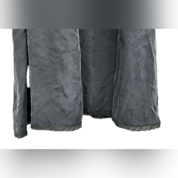 Unsubscribed Black Tunic Blouse Women’s Size Small – Long Sleeve Flowy Boho Top - Picture 4 of 7